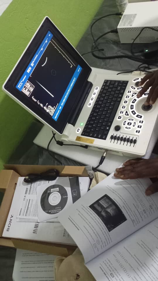 Hawmed HM30 Ultrasound Already Running at Our Cameroon Partner Clinic.jpeg